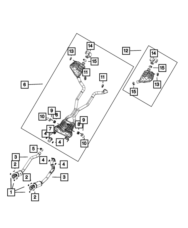 68306590AB - : Tailpipe Exhaust Tip, Right for Jeep: Grand Cherokee Image