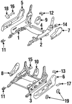 MR140137 - Body: Track Assembly for Chrysler: Sebring | Dodge: Avenger Image