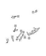 68578210AA - Electrical: Wiring Clip for Jeep: Grand Cherokee Image