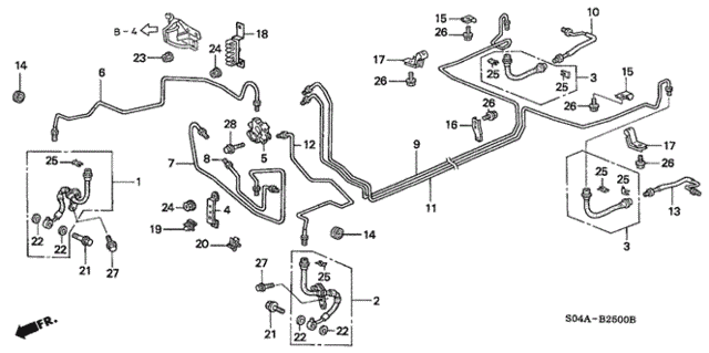 Brake Lines for 2000 Honda Civic #0