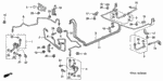 17767S04000 - Chassis: STAY G, FUEL PIPE for Honda Image