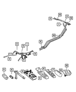 5019005AA - Fuel: Fuel Bundle Clip for Mopar Image