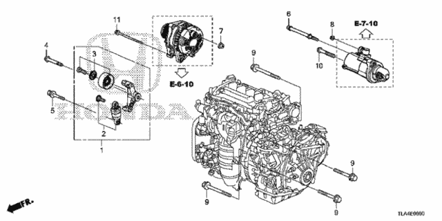 Auto Tensioner (1.5L) for 2020 Honda CR-V #0