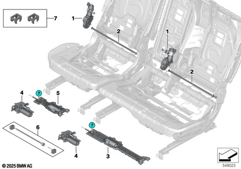Rear Seat for 2019 BMW X6 M50iX #5