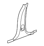 RC21WL5AG - Body: Lower Center Pillar Trim for Chrysler: Sebring | Dodge: Stratus Image