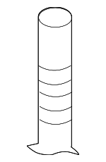 4K8955667 - Wiper &amp; Washer: Headlight Washer Hose for Audi Image