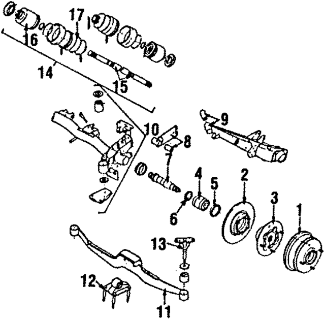 62440528 - : Wheel Bearing Oil Seal for Subaru: Brat, DL, GL, GL-10, Loyale, RX, Standard, XT Image