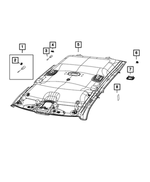6UA07TX7AA - Interior Trim: Audio Microphone for Dodge: Charger Daytona | Jeep: Cherokee, Grand Cherokee, Grand Cherokee L, Grand Wagoneer, Wagoneer, Wagoneer S | Ram: 1500, 2500, 3500 Image