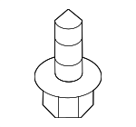 9046705164B0 - Body: Headliner Clip for Scion: iM, tC, xB | Toyota: 4Runner, Corolla, Corolla iM, FJ Cruiser, Matrix, Prius, Prius C, Prius Plug-In, Prius V, RAV4, RAV4 Prime, Venza, Yaris Image