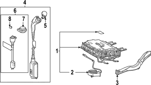 Electrical Components for 2024 Lexus NX450h+ #1