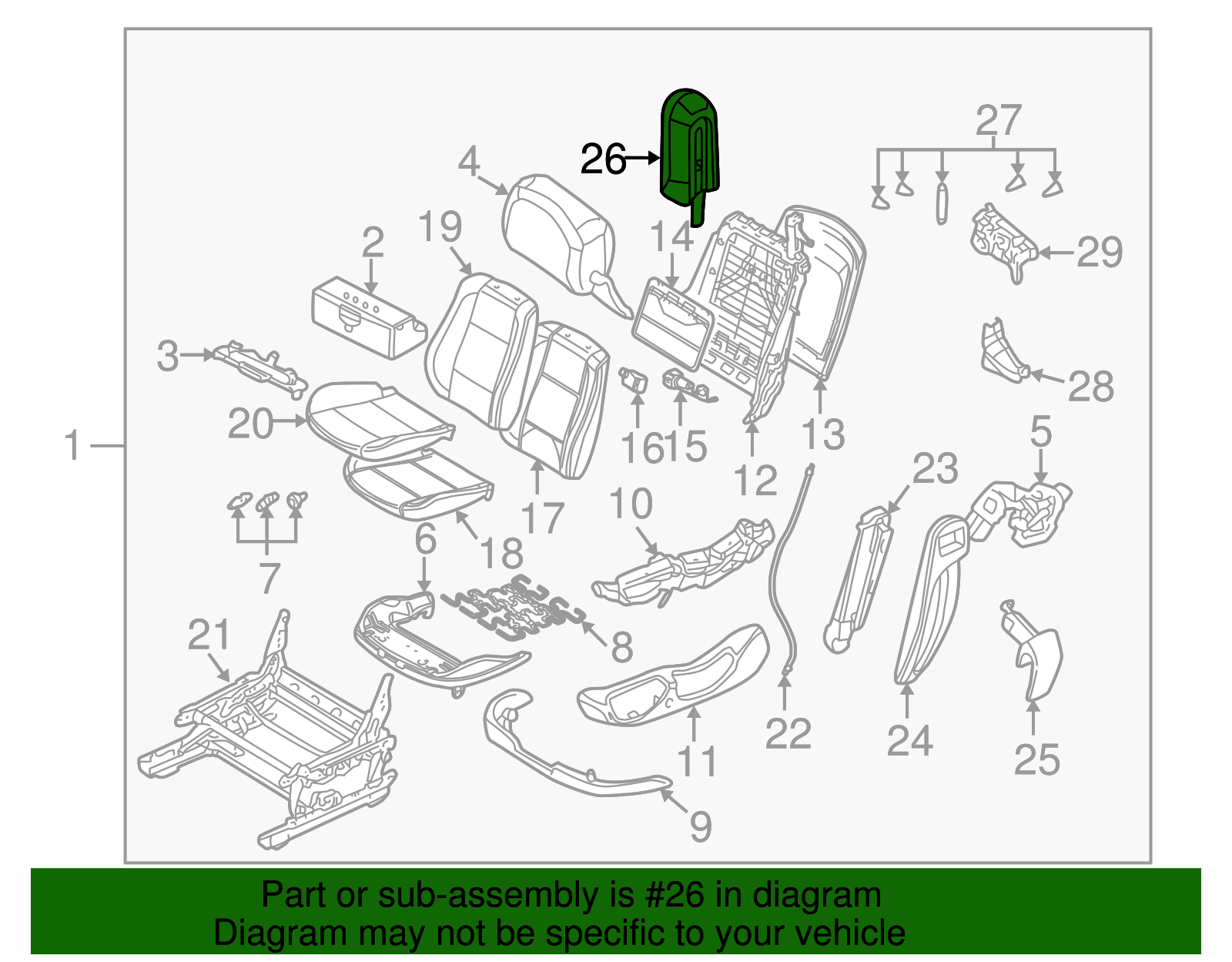 Headrest Guide - BMW (52-10-7-003-545)