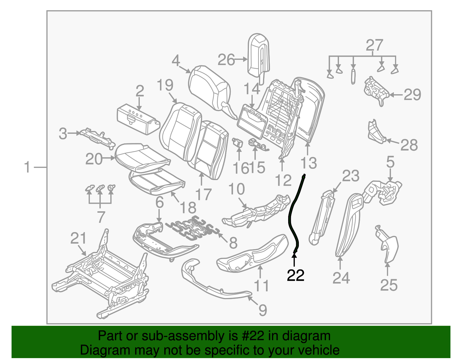 Release Cable - BMW (52-10-7-035-849)