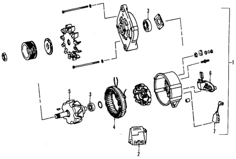 Alternator for 1988 Dodge Dakota #2