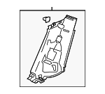 22910247 - Body: Lock Pillar Trim for Buick: Verano Image