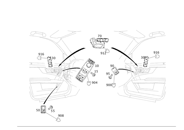 385451228 - Electrical System: Coupling, Mechanical for Mercedes-Benz Image image
