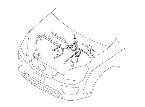 Wiring Harness for 2009 Kia Rondo #0
