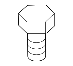 91601TA0003 - Fuel System: Access Cover Clip for Honda: Odyssey Image