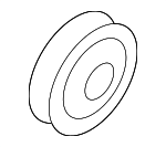 2512925001 - Cooling System: Pulley for Kia: Forte, Forte Koup, Optima, Rondo, Sorento Image