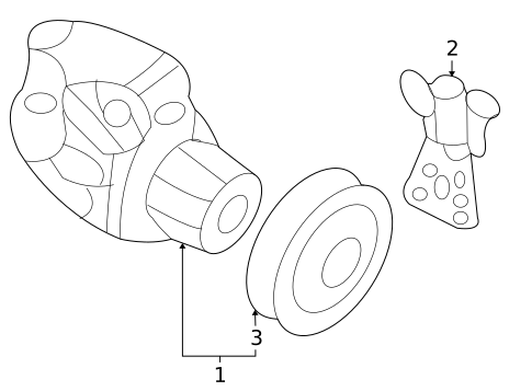 Water Pump for 2008 Kia Optima #0