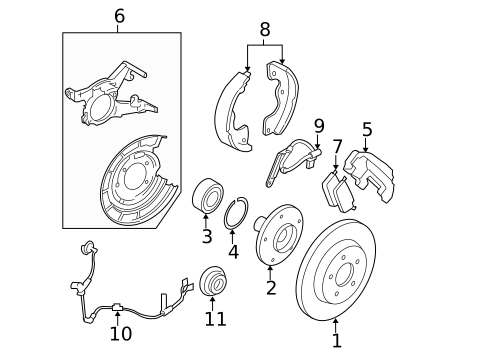 Anti-Lock Brakes for 2009 Ford Escape #1