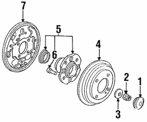 Rear Suspension for 1997 Honda Accord | OEM Parts Online