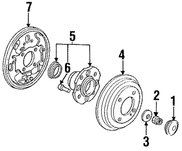 42200SV1008 - : Hub &amp; Bearing for Honda Image