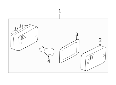 Rear Fog Lamps & Reflex for 2005 Mercedes-Benz G55 AMG #0