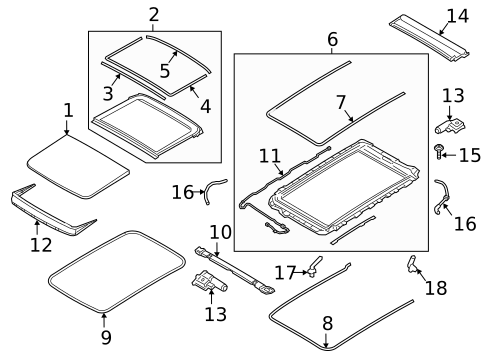 Sunroof for 2019 Volvo XC40 #0