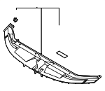 86390K5500 - : Radiator Support Access Cover for Hyundai Image