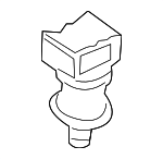 11727571866 - Emission System: Air Pump Rubber Mount for BMW: 325Ci, 325i, 325xi, 330Ci, 330i, 330xi, 525i, 530i, 545i, 645Ci, 745i, 745Li, M5, M6, X3, X5, Z4 Image