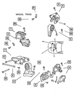 4573773 - Engine Mounting: Engine Mount Support for Mopar Image