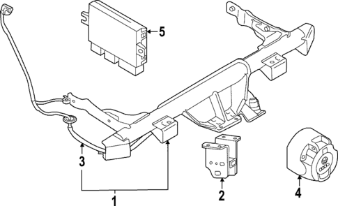 Trailer Hitch Components for 2022 Audi Q4 e-tron Sportback #0