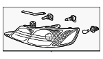 81150AC040 - : 2000-2004 Toyota Avalon - Composite Assembly Left for Toyota: Avalon Image