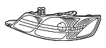 81170AC040 - Electrical: Lens &amp; Housing for Toyota: Avalon Image