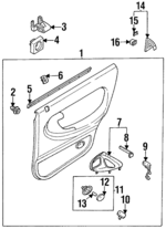GA2A66370A - : Window Switch for Mazda: 626, MX-6 Image