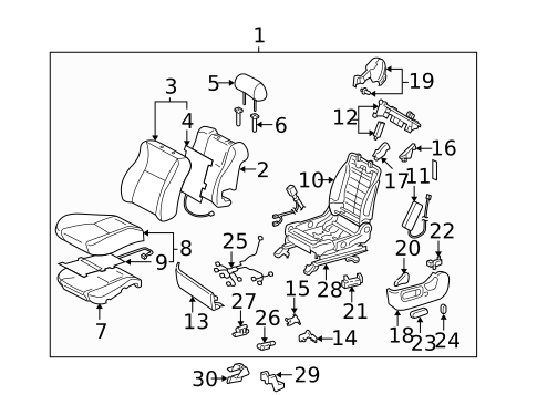 Power Seats for 2007 Toyota Solara #0