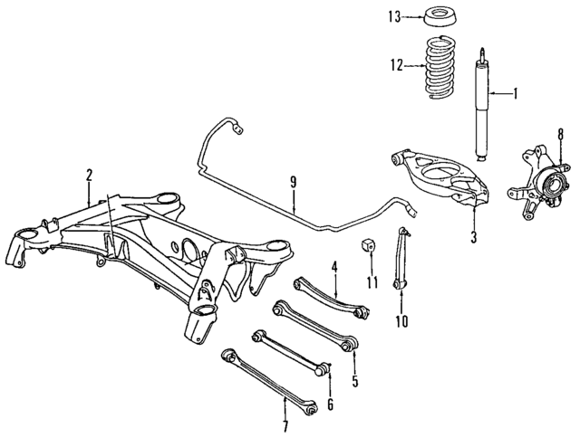 1243202713 - Suspension: Shock Absorber for Mercedes-Benz Image