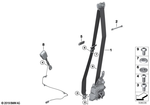 72117430119 - : Upper Belt Strap Rema On Front Left for BMW Image