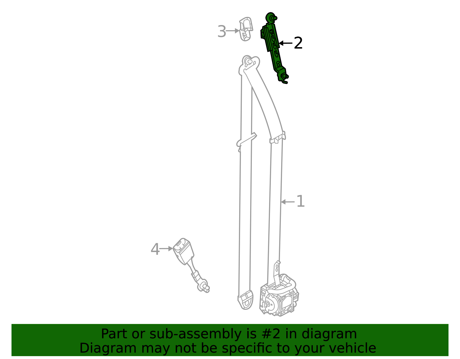 88890-R0000BSU - Kia Height Adjuster 2022-2025 Kia Carnival ...