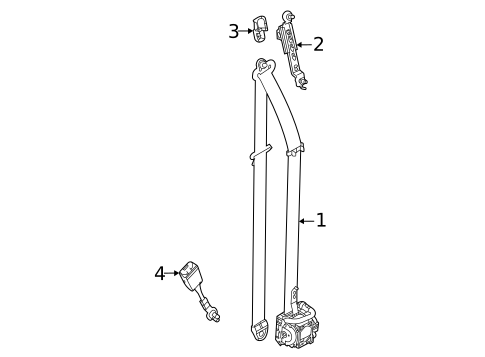 Front Seat Belts for 2025 Kia Carnival #0
