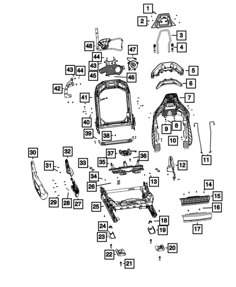 Front Seats - Adjusters, Recliners, Shields and Risers for 2026 Dodge Charger Daytona #0