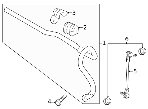 Stabilizer Bar & Components for 2024 Buick Envista #0