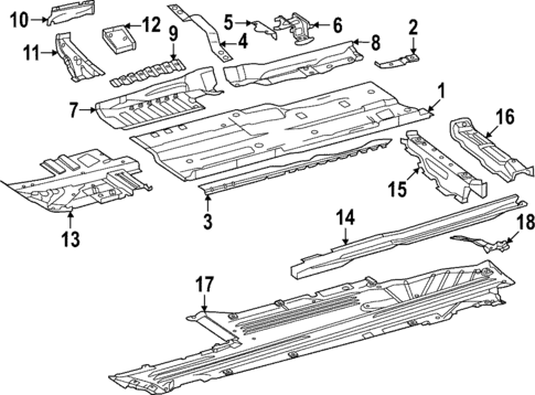 Floor for 2024 Mercedes-Benz C43 AMG #0