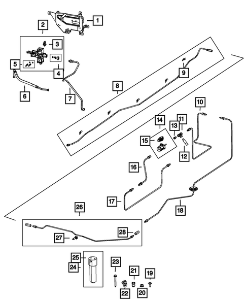 Fuel Lines for 2012 Ram 2500 #2