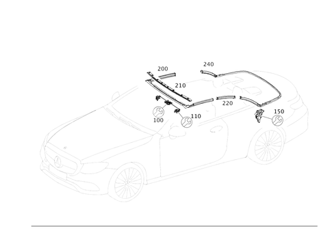 Soft Top Mechanics for 2025 Mercedes-Benz E450 #0