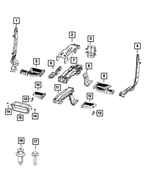 68626851AA - Air Conditioners and Heaters: Dash Seal for Mopar Image