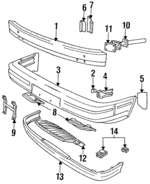 Bumper Cover Guide Bracket