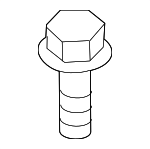 934010601208 - Electrical: Mount Bracket Mount Bolt for Honda: Civic, Fit, HR-V, Odyssey Image