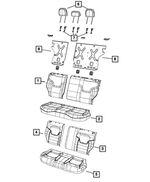 68284362AA - : Seat Back Foam for Jeep: Renegade Image