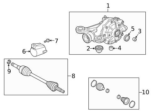 Axle & Differential for 2015 Jaguar XK #0